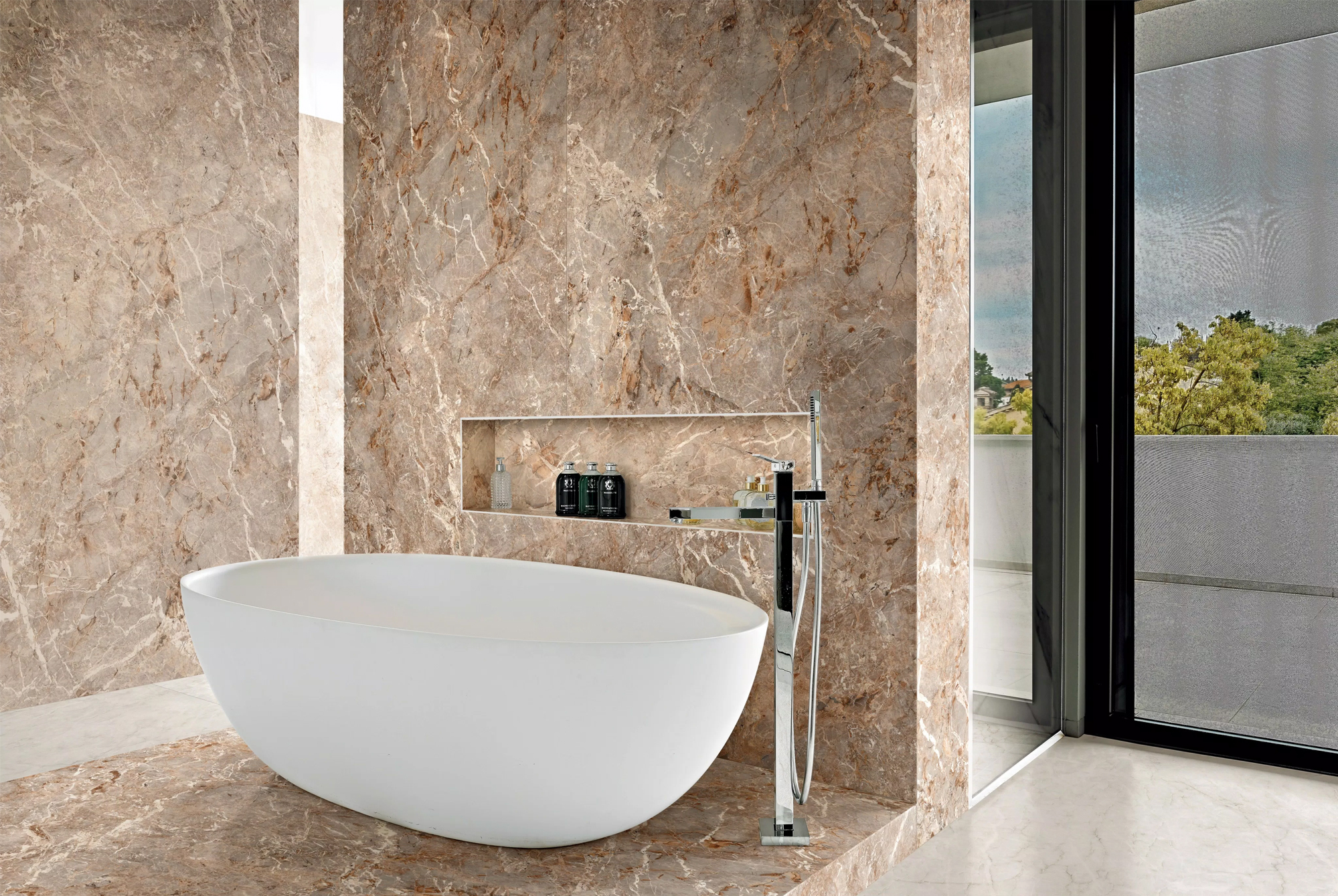 bathroom slab tiles